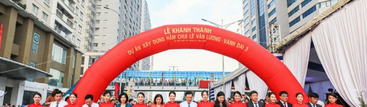 Hà Nội chính thức thông xe hầm chui Lê Văn Lương 700 tỷ đồng